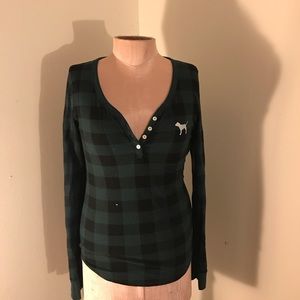 Forest Green & Black Plaid Thermal 💚🖤💚